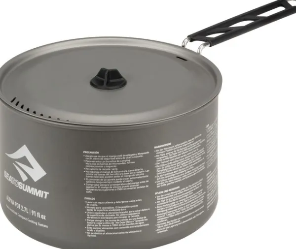 Sea to Summit Alpha Pot kestävä ja kevyt kattila, 2,7 L| Keittoastiat Ja Kahvipannut
