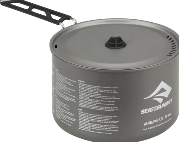 Sea to Summit Alpha Pot kestävä ja kevyt kattila, 2,7 L| Keittoastiat Ja Kahvipannut