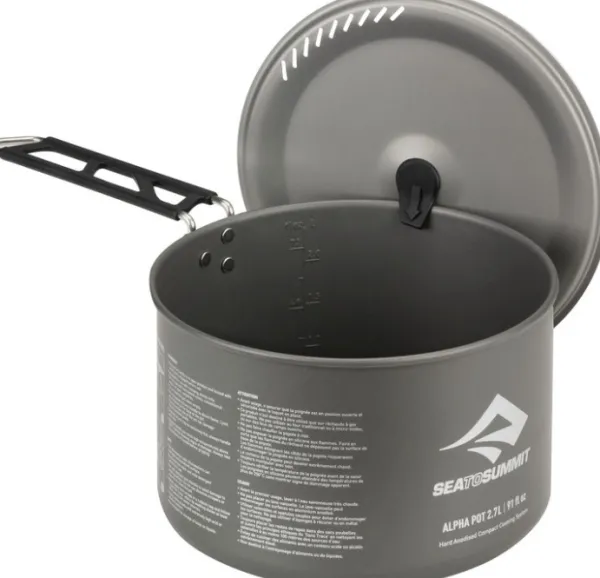 Sea to Summit Alpha Pot kestävä ja kevyt kattila, 2,7 L| Keittoastiat Ja Kahvipannut
