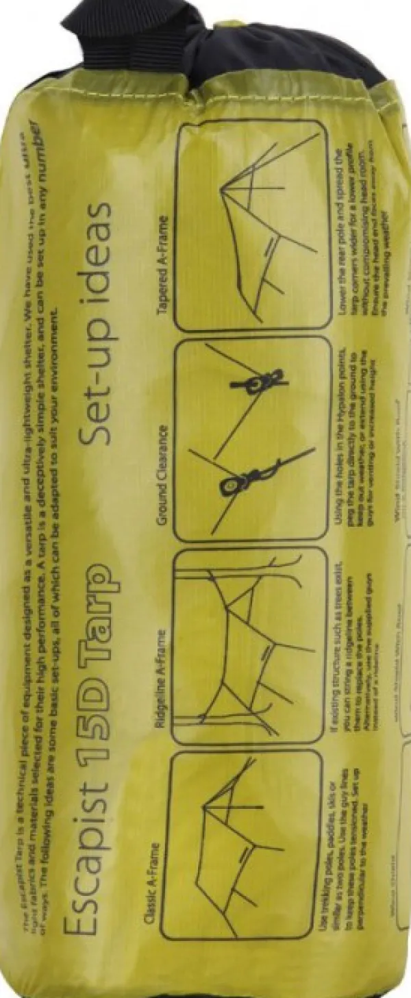 Sea to Summit Escapist 15D Tarp Large 3x3 m| Tarpit Ja Laavukankaat