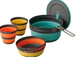 Sea to Summit Astiat Ja Ruokailuvälineet^Frontier UL Collapsible One Pot Cook Set with 2.2 L Pot 2 person 5-piece