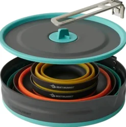 Sea to Summit Astiat Ja Ruokailuvälineet^Frontier UL Collapsible One Pot Cook Set with 2.2 L Pot 2 person 5-piece
