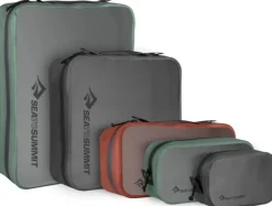 Sea to Summit Kuiva- Ja Pakkauspussit^Hydraulic Packcube pakkauskuutio, XL, harmaavihreä
