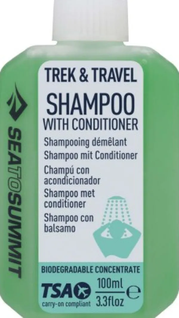Sea to Summit Liquid CondShampoo shampoo ja hoitoaine, 100 ml| Pyyhkeet Ja Hygieniatarvikkeet