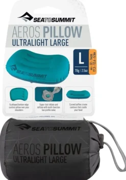 Sea to Summit Pillow Aeros Ultralight Large Grey| Makuupussilakanat, peitot ja retkityynyt