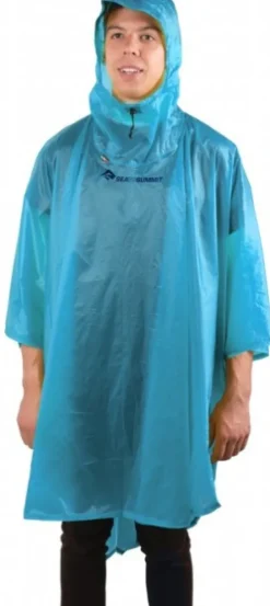 Sea to Summit Poncho 15D Ultrasilicone Blue Sadeviitta| Sadevaatteet