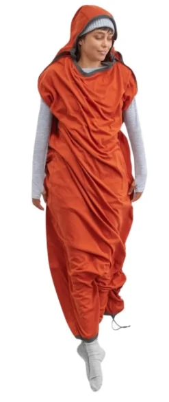 Sea to Summit Makuupussilakanat, peitot ja retkityynyt^Sleepliner Reactor Fleece Mummy w/Drawcord Standard