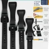 Sea to Summit Strap Stretchloc Set hihnat, 20 mm, 4 kpl, musta| Reppujen Ja Laukkujen Tarvikkeet