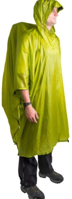 Sea to Summit Sadevaatteet^Tarp Poncho 15D Ultra-Sil Nano 145X265 cm Lime