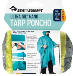 Sea to Summit Sadevaatteet^Tarp Poncho 15D Ultra-Sil Nano 145X265 cm Lime