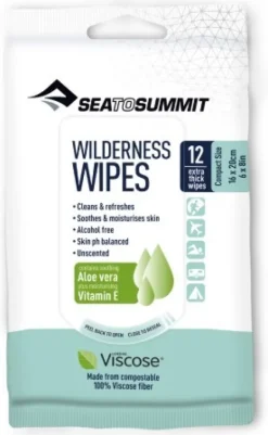 Sea to Summit Matkatarvikkeet^Wilderness Wipes Compact 12-Pack