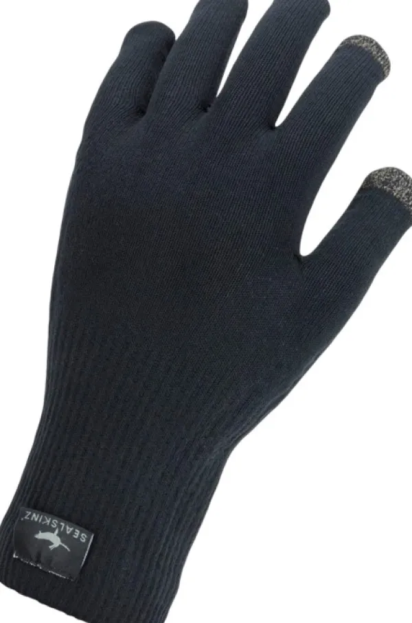 Sealskinz Anmer Waterporoo käsineet, Black| Käsineet/Kosketusnäyttöhanskat