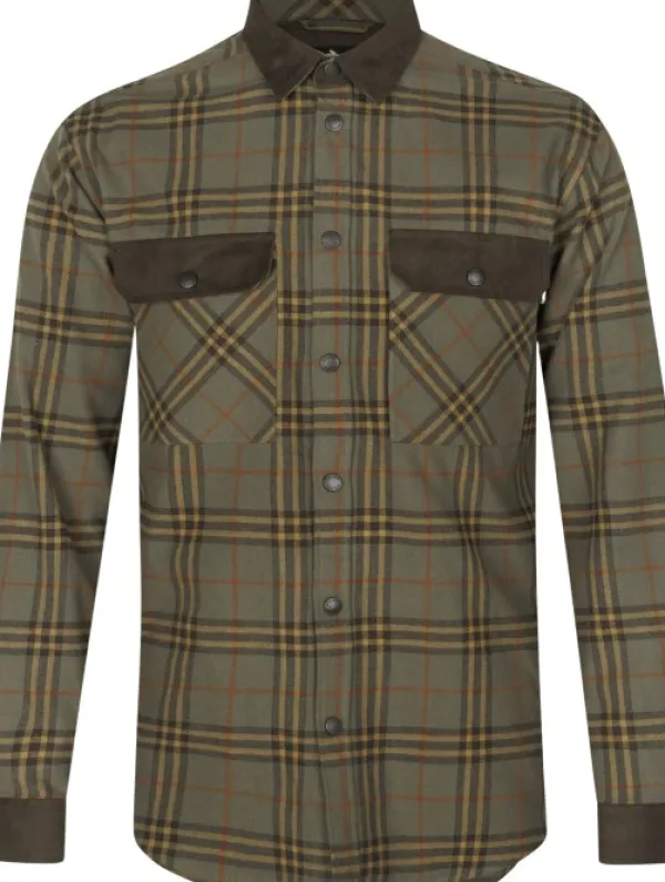 Seeland Banff Shirt paita, Grape Leaf/Terracotta Check| Metsästyspaidat