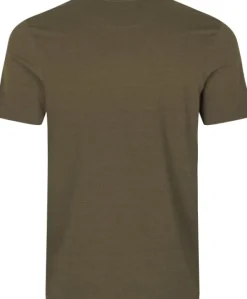 Seeland Metsästysliivit/Fleeceliivit^Bird Lover T-shirt t-paita, Dark Olive Melange