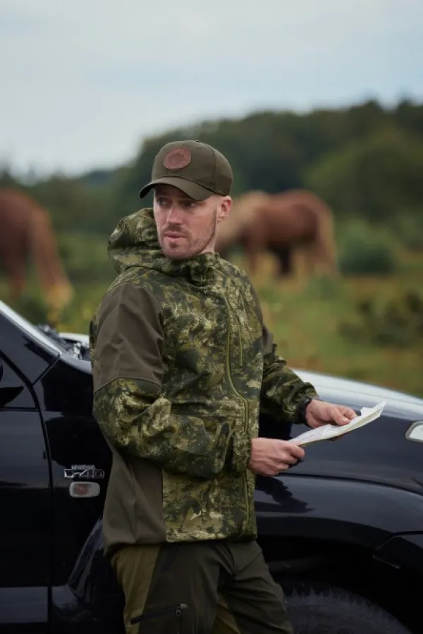 Seeland Camovaatteet^Cross Windbeater Jacket metsästystakki, InVis Green