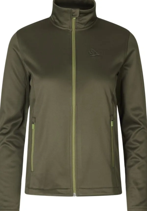 Seeland Metsästysliivit/Fleeceliivit^Emily Fleece Women naisten fleecetakki, Pine Green