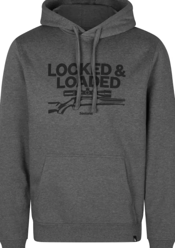 Seeland Metsästysliivit/Fleeceliivit^Loaded Hoodie huppari, Grey Melange