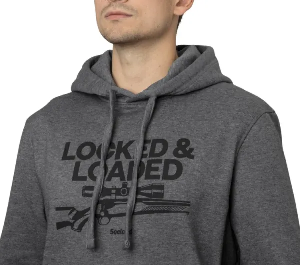 Seeland Metsästysliivit/Fleeceliivit^Loaded Hoodie huppari, Grey Melange