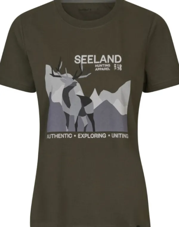 Seeland Sadie T-Shirt Women Pine Green| T-paidat Ja Pikeepaidat