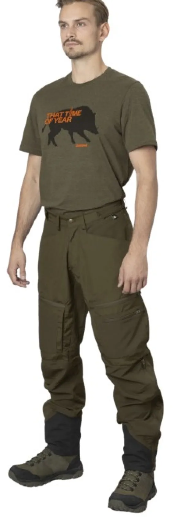 Seeland That Time T-shirt t-paita, Pine Green Melange| Metsästysliivit/Fleeceliivit