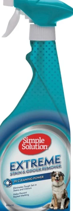 Simple Solution Extreme Stain & Odour Remover hajun- ja tahranpoistaja, 500 ml| Koiranomistajan Tarvikkeet