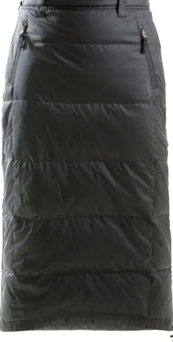 Skhoop Toppahousut^Alaska Long Down Skirt toppahame, musta