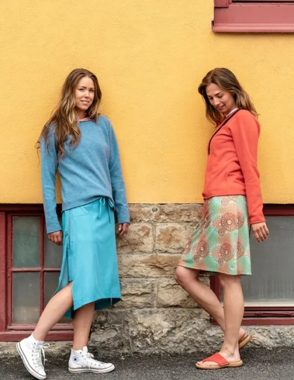 Skhoop Tunikat, Mekot Ja Hameet^Fiona Knee Skirt Navy