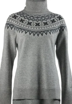 Skhoop Pitkähihaiset Paidat^Scandinavian Roll Neck neulepusero, harmaa