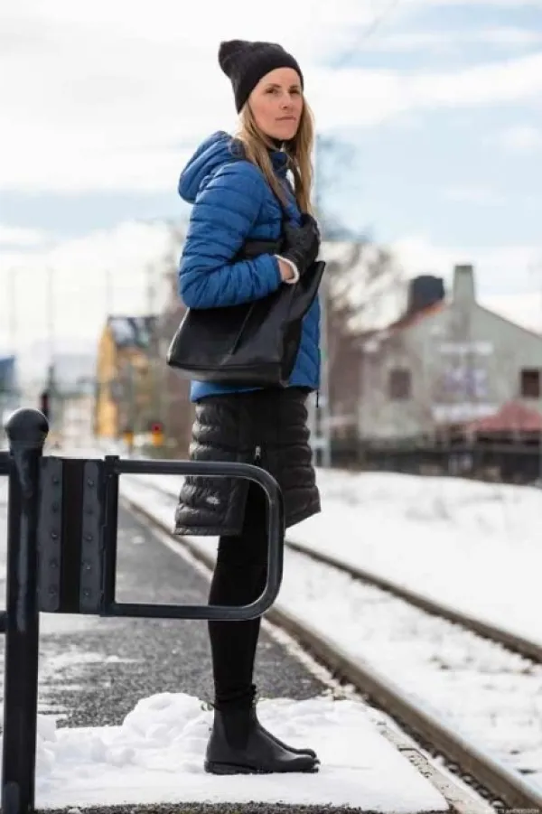 Skhoop Toppahousut^Short Down Skirt toppahame, musta