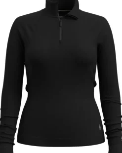 Smartwool Classic Thermal Merino 1/4 Zip + Bottom naisten kerrasto, musta| Kerrastopaidat