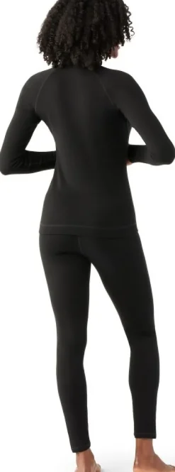 Smartwool Classic Thermal Merino 1/4 Zip + Bottom naisten kerrasto, musta| Kerrastopaidat