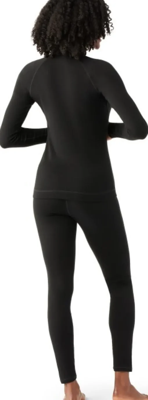 Smartwool Classic Thermal Merino 1/4 Zip + Bottom naisten kerrasto, musta| Kerrastopaidat