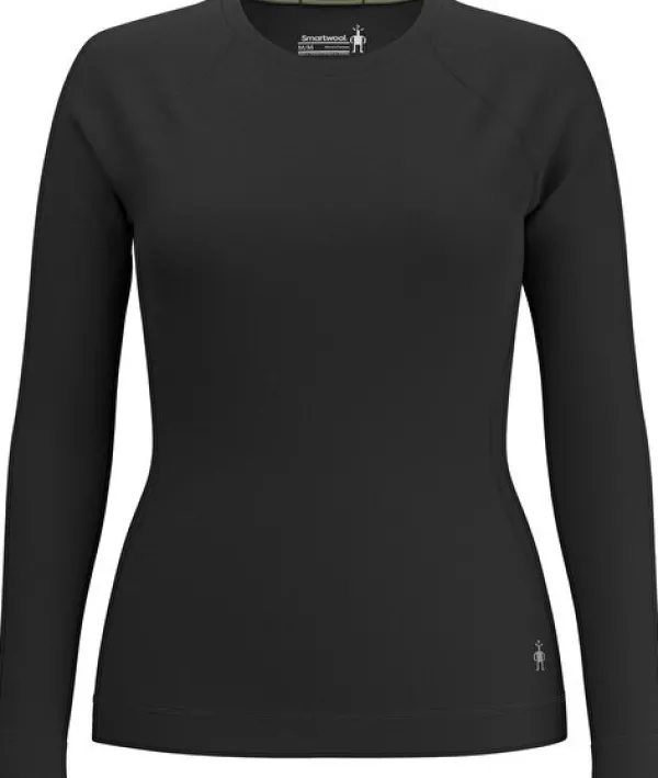 Smartwool Pitkähihaiset Paidat^Classic Thermal Merino naisten merinokerrasto, musta