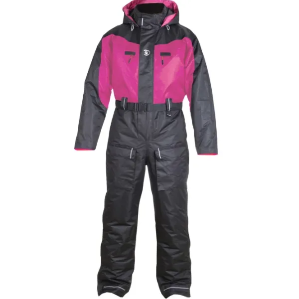 SnowFox Kalastusvaatteet Ja Asusteet^Snow Fox Ice-Lite naisten lämpöhaalari, musta/pinkki