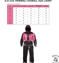 SnowFox Kalastusvaatteet Ja Asusteet^Snow Fox Ice-Lite naisten lämpöhaalari, musta/pinkki