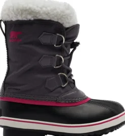 Sorel Lasten Kengät^Kids Yoot Pac Nylon WaterProof lasten talvikenkä, pinkki/musta