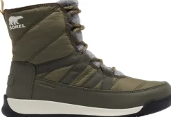 Sorel Whitney II Short Lace Waterproof naisten talvikengät, maastonvihreä| Talvikengät Ja -saappaat