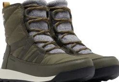 Sorel Whitney II Short Lace Waterproof naisten talvikengät, maastonvihreä| Talvikengät Ja -saappaat