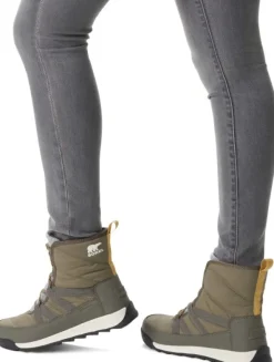 Sorel Whitney II Short Lace Waterproof naisten talvikengät, maastonvihreä| Talvikengät Ja -saappaat