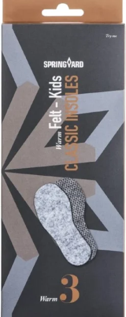 Springyard Felt - lasten, harmaa| Kengänhoito