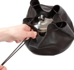 Stabilotherm Kahvinkeitto^Stabilotherm nahkainen kahvipannukotelo