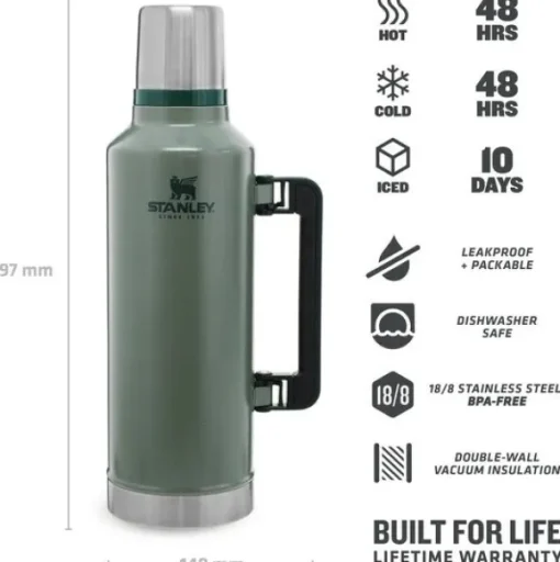 Stanley The Legendary Classic Bottle termospullo, 2,3 L, harmaavihreä| Termospullot