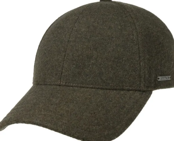 Stetson Päähineet, huivit ja kaulurit/Lippikset^Baseball Cap Wool/ Cashmere EF läpällinen lippalakki, Moss