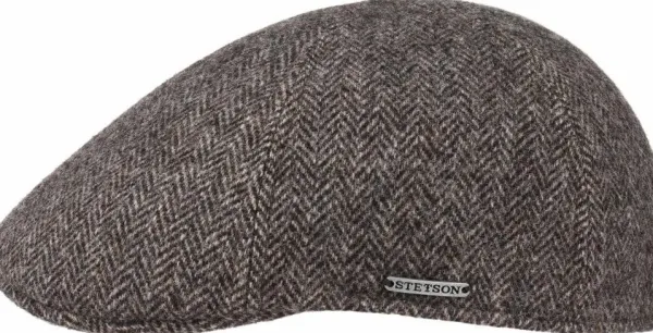 Stetson Texas Wool Herringbone lippalakki, Anthracite/Melange| Metsästysasusteet/Metsästyslätsät