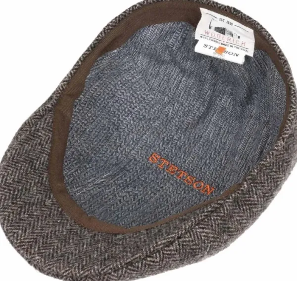 Stetson Texas Wool Herringbone lippalakki, Anthracite/Melange| Metsästysasusteet/Metsästyslätsät