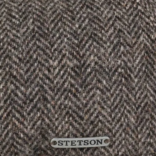 Stetson Texas Wool Herringbone lippalakki, Anthracite/Melange| Metsästysasusteet/Metsästyslätsät
