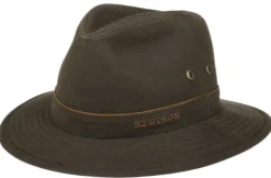 Stetson Traveller Waxed Cotton hattu, ruskea| Päähineet, huivit ja kaulurit/Hatut