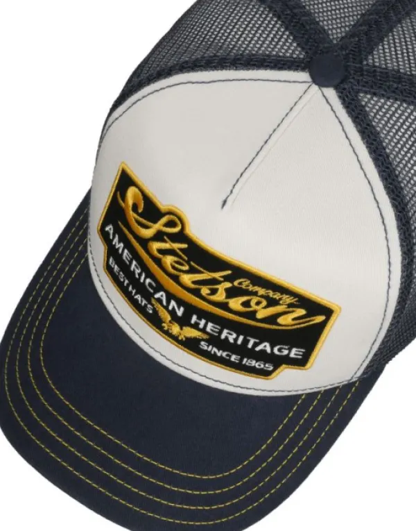 Stetson Trucker Cap American Heritage lippalakki, sininen/valkoinen| Päähineet, huivit ja kaulurit/Lippikset