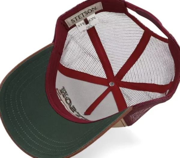 Stetson Trucker Cap Great Plains Brown/Wine| Päähineet, huivit ja kaulurit/Lippikset