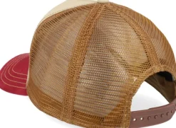 Stetson Päähineet, huivit ja kaulurit/Lippikset^Trucker Cap Rodeo Wine/Beige